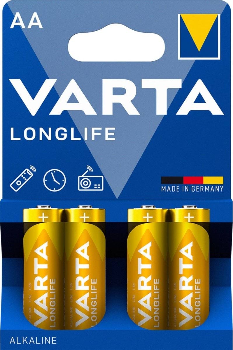 Батарейки VARTA Longlife AA alkaline 4 шт.