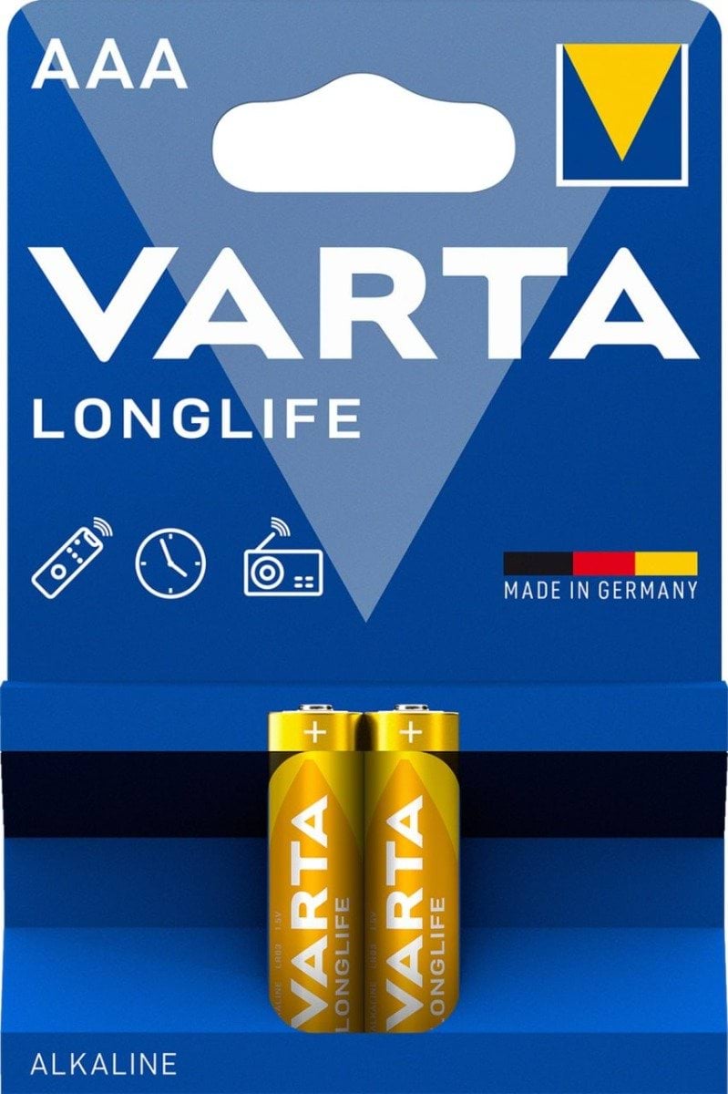 Батарейки VARTA Longlife AAA alkaline 2 шт.