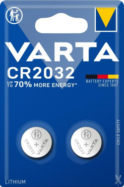 Батарейки VARTA CR 2032 BLI 2 lithium 2 шт.