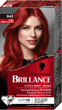 Крем-краска для волос Brillance №842 Куба жаркая ночь