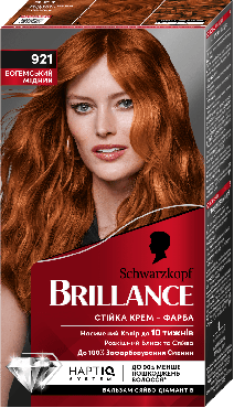 Крем-фарба для волосся Brillance №921 Богемський мідний