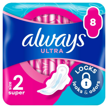 Гигиенические прокладки Always Ultra Super Размер 2 8 шт