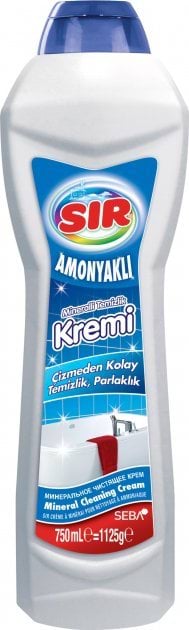 Мінеральний крем для чищення з аміаком SIR 1.125 кг