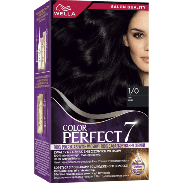 WELLA Color Perfect крем-фарба для волосся 1/0 Чорний