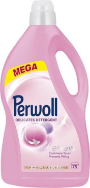Гель для прання Perwoll для вовни, шовку та делікатних тканин 75 циклів прання 3.75 л