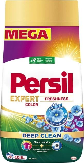 Стиральный порошок Persil Expert Color Deep Clean Свежесть от Silan 72 циклов стирки 10.8 кг