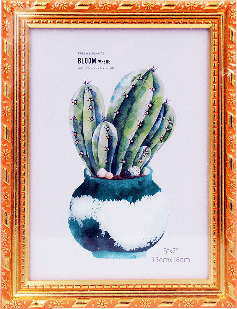 Фоторамка рельєфна настільна  розмір 13х18 см, 1шт.