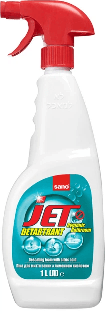 Засіб для чищення ванн та сантехніки Sano JET Bathroom, 1 л