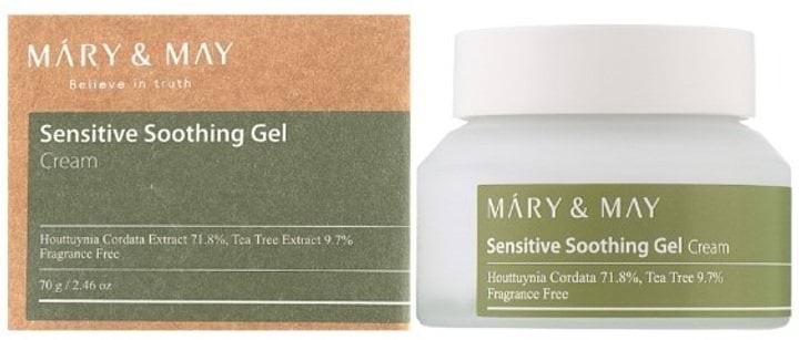 Заспокійливий гель Mary & May Sensitive Soothing Gel Blemish Cream крем 70 г