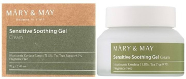 Заспокійливий гель Mary & May Sensitive Soothing Gel Blemish Cream крем 70 г