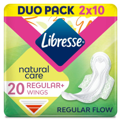 Libresse гігієнічні прокладки Natural care 20 шт