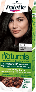 Крем-краска для волос Palette № 1-0 стойкая Черный