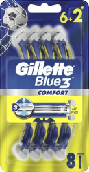 Gillette Blue 3 Comfort станок чол. одноразовий 3леза, 8шт