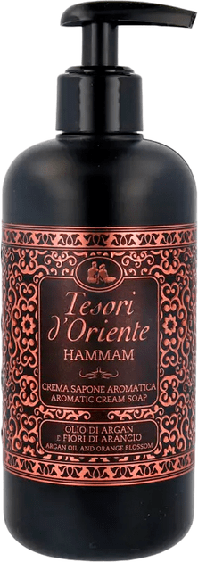 Крем-мило рідке Tesori d'Oriente Хаммам Олія Аргани та Апельсиновий цвіт 300 мл