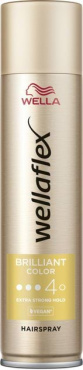 Лак для волосся WELLAFLEX Brilliant Color фіксація 4, 250 мл