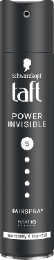 Лак для волос Taft power Невидимая фиксация 5, 250 мл