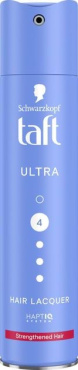 Лак для волос Taft Ultra 4, 250 мл