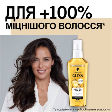 Сыворотка для волос Gliss kur Daily Оil 75 мл фото 1