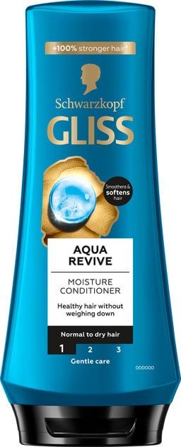 Бальзам Gliss kur Aqua revive для сухих и нормальных волос 200 мл