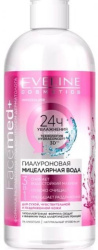 Eveline міцелярна вода гіалуронова 3в1 Face Med+, 100мл