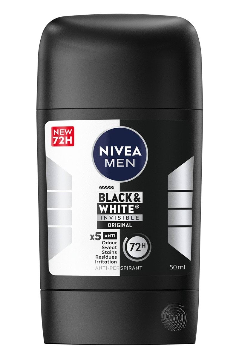 Антиперспірант NIVEA MEN "Чорне та Біле невидимий: класичний", стік, 50 мл