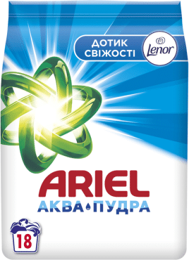 Пральний порошок Ariel Аква-Пудра Touch of Lenor 2.7 кг