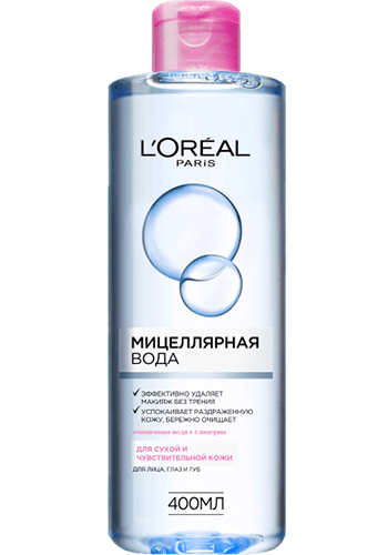 Мицеллярная вода L'Oréal Paris Skin Expert для сухого и чувствительного ...