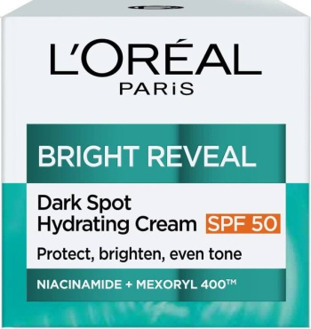 Крем для обличчя L'Oreal Bright Reveal SPF 50 проти пігментних плям 50 мл фото 1