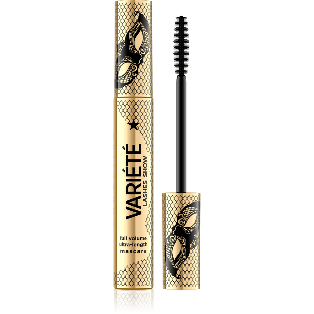 Об'ємна туш для вій чорна серії VARIETE LASHES SHOW, 10 мл