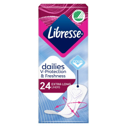 Libresse щоденні прокладки Dailies Fresh extra long подовжені 24 шт