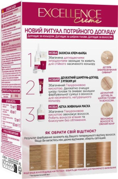 Фарба для волосся L'Oréal Paris Excellence Crème відтінок 10.13 легендарний блонд фото 1