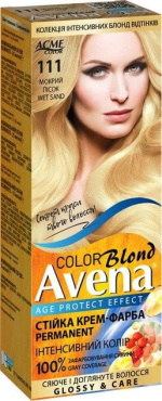 Стойкая крем-краска для волос Acme Avena Blond Color 111 Мокрый песок