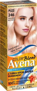 Стойкая крем-краска для волос Acme Avena Blond Color 246 Талая вода