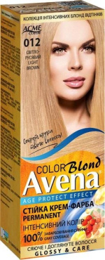 Стойкая крем-краска для волос Acme Avena Blond Color 012 Светло-русый