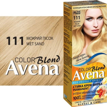 Стойкая крем-краска для волос Acme Avena Blond Color 111 Мокрый песок фото 1
