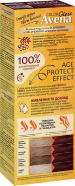 Cтійка крем-фарба для волосся Acme Avena Gloss Color 034 Дика вишня фото 2