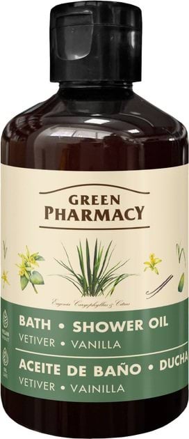 Масло для ванны и душа Green Pharmacy ветивер и ваниль 250 мл