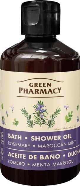 Масло для ванны и душа Green Pharmacy розмарин и марокканская мята 250 мл