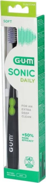 Зубна щітка GUM Sonic Daily чорна фото 2