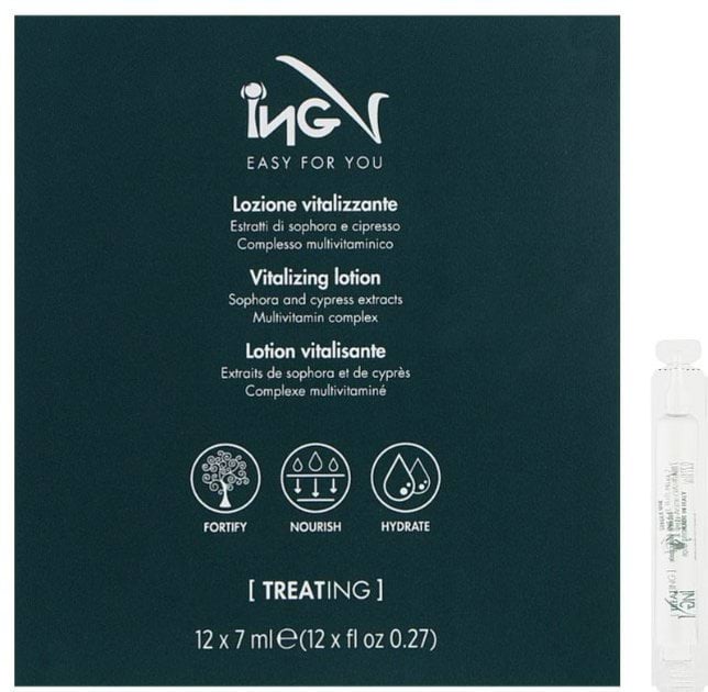 Сироватка-лосьйон ING Інтенсивне відновлення для волосся 12 шт. х 7 мл