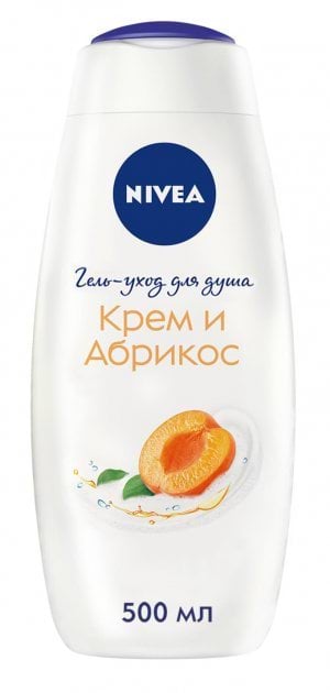 Гель-крем для душу Nivea Абрикос, 500 мл
