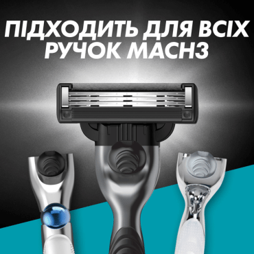 Набор сменных кассет Gillette Mach3 Древесный Уголь (3+5 шт) промо пак фото 2