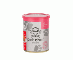 Паштет мясной Pet Chef ассорти для взрослых кошек, 360г