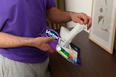 Салфетки для пола Vortex Tropical Oasis хозяйственные влажные 15 шт. фото 1