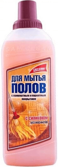 Средство для мытья паркета и ламината Сан Клин 1 л