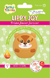 Lippy JOY бальзам для губ POCKET FRIENDS Бурундучок персик