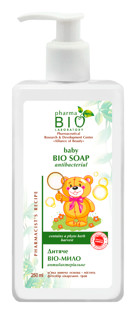 Дитяче BIO-мило Pharma Bio Laboratory антибактеріальне 250 мл