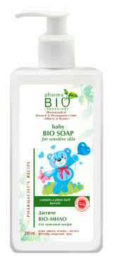 Детское BIO-мыло Pharma Bio Laboratory для чувствительной кожи 250 мл