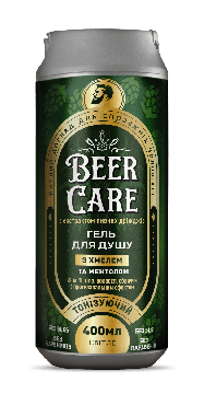Гель для душу Beer Care 3в1 Тонізуючий з хмелем, 400 мл