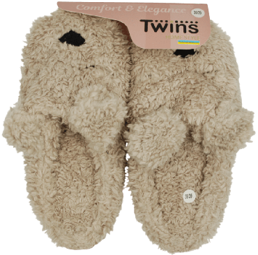 Тапочки домашние Twins (HS-LUX) animals bear получешки размер 38-39